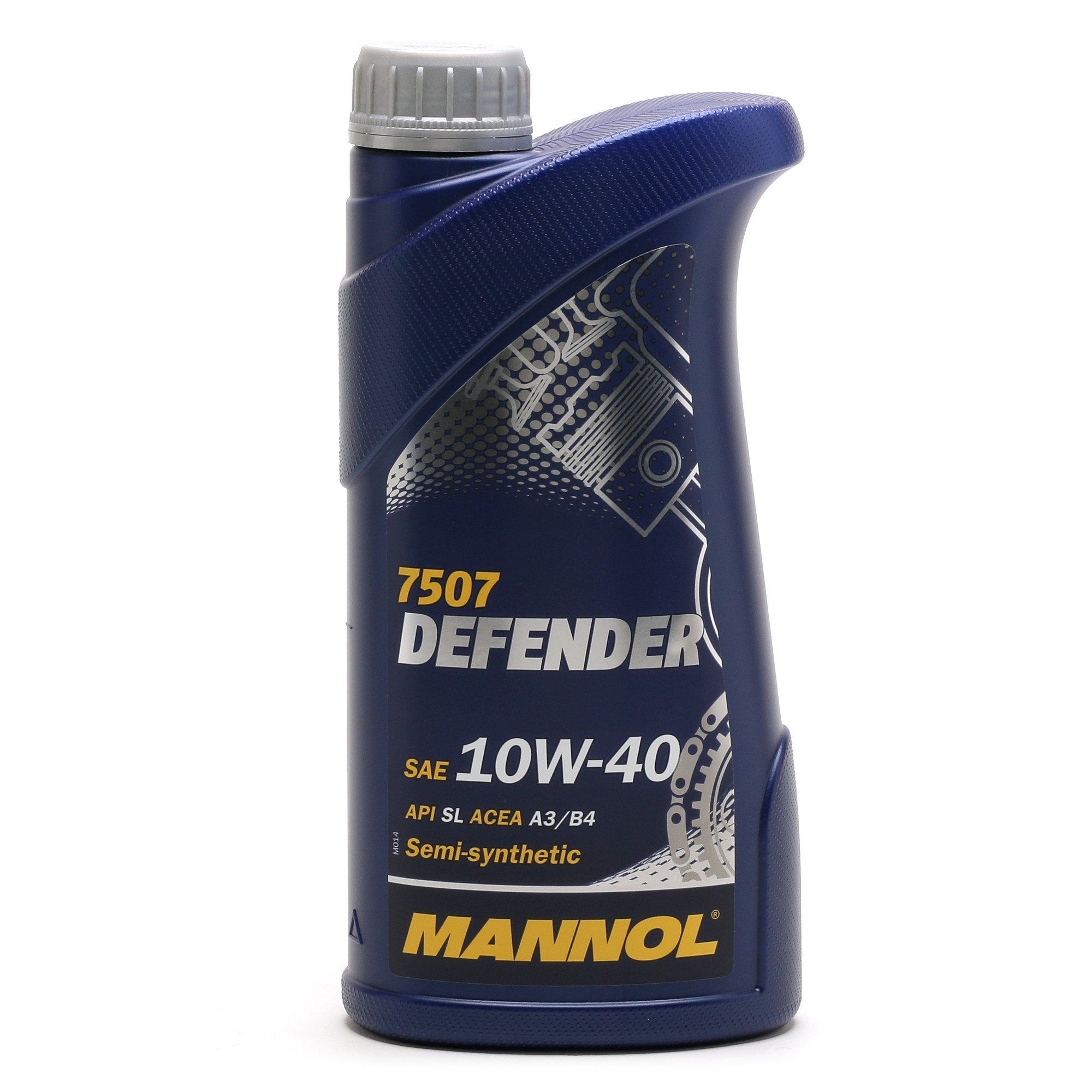 Mannol 7507 Defender 10W-40 teilsynthetisches Motoröl 1l Flasche